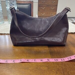 VTG Wilson's Expresso Brown Leather Classic Minimalist Aesthetic , Silver